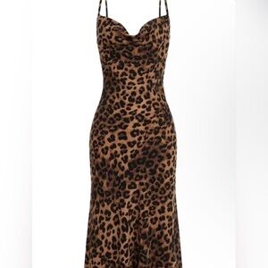 Cheetah Print Maxi dress